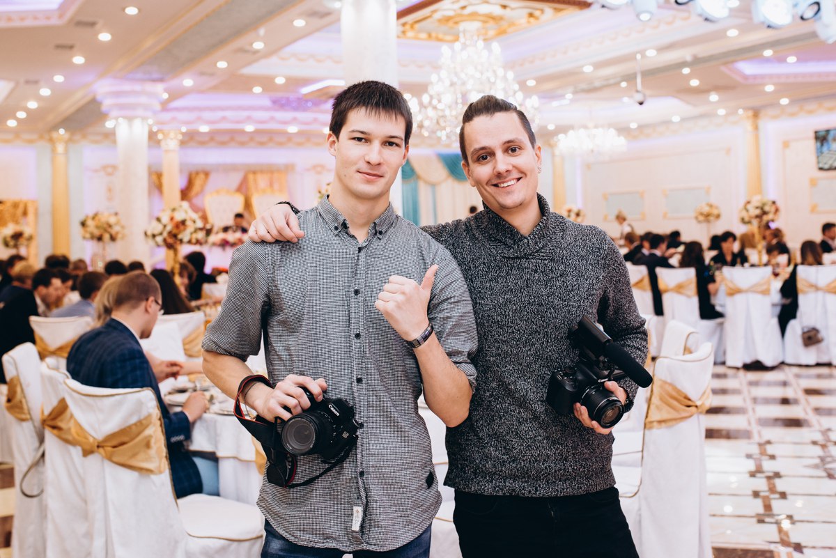 Видеограф свадебный банкет в Москве